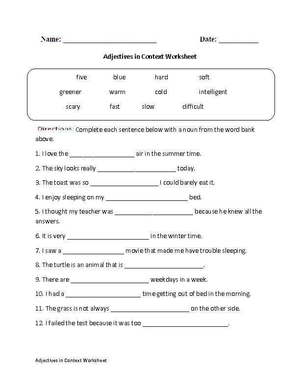 regular-adjectives-worksheets-adjectives-in-context-worksheet