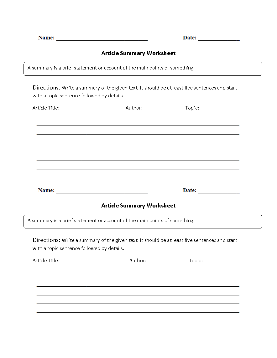 reading-worksheets-summary-worksheets