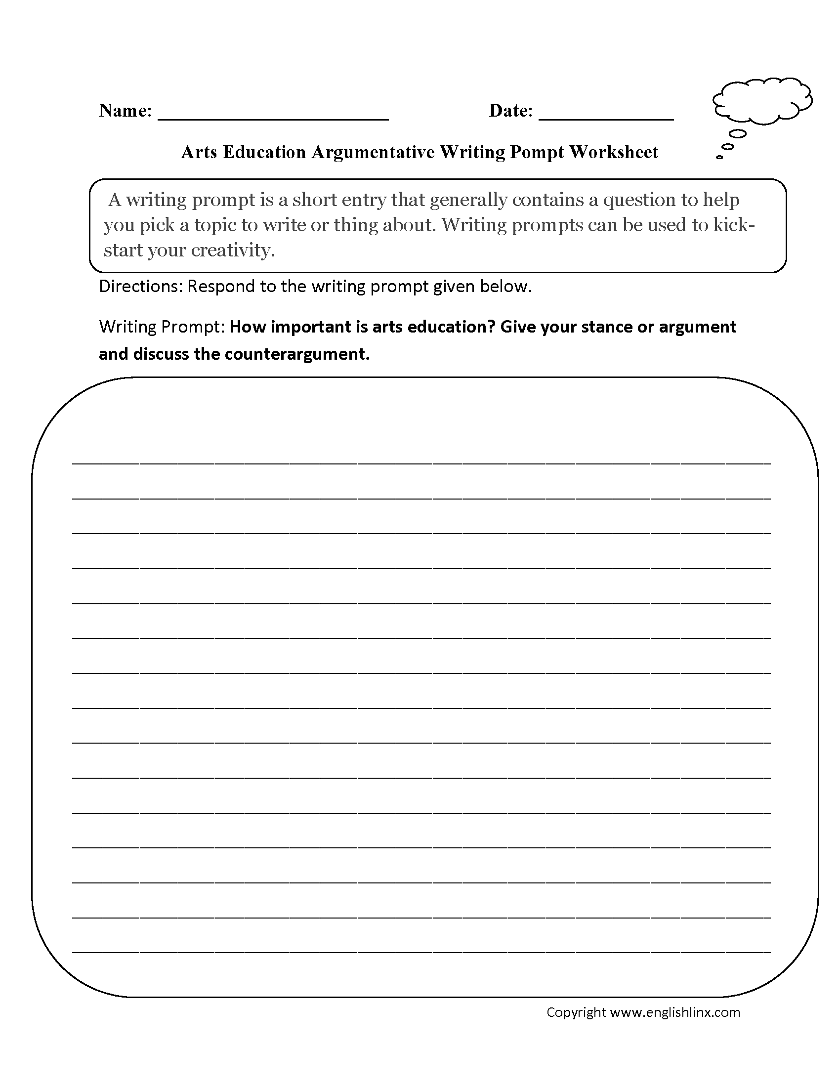 7th grade writing worksheets pdf