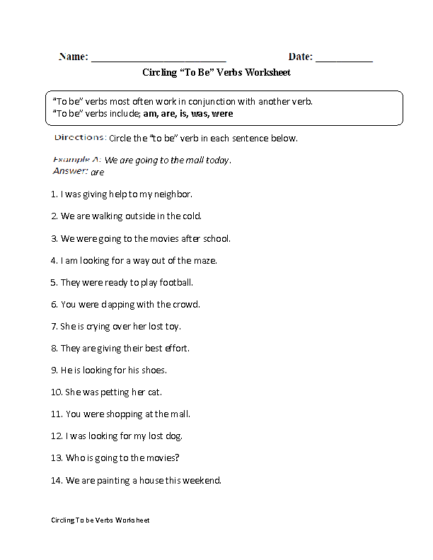 verbs-worksheets-to-be-verbs-worksheets