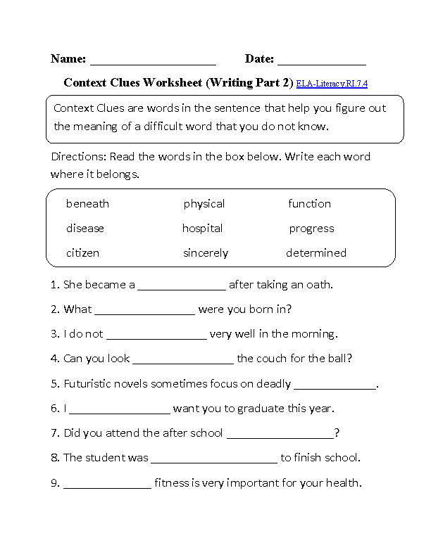 Meaning of Words 2 ELA-Literacy.RI.7.4 Reading Informational Text