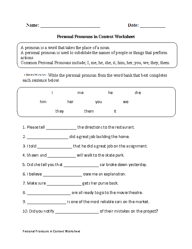 pronouns-worksheets-regular-pronouns-worksheets