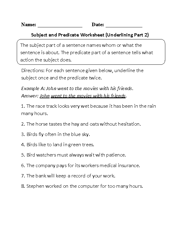 subject-and-predicate-worksheets-subject-and-predicate-worksheet-underlining-part-2