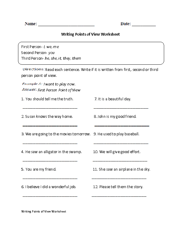 englishlinx-point-of-view-worksheets