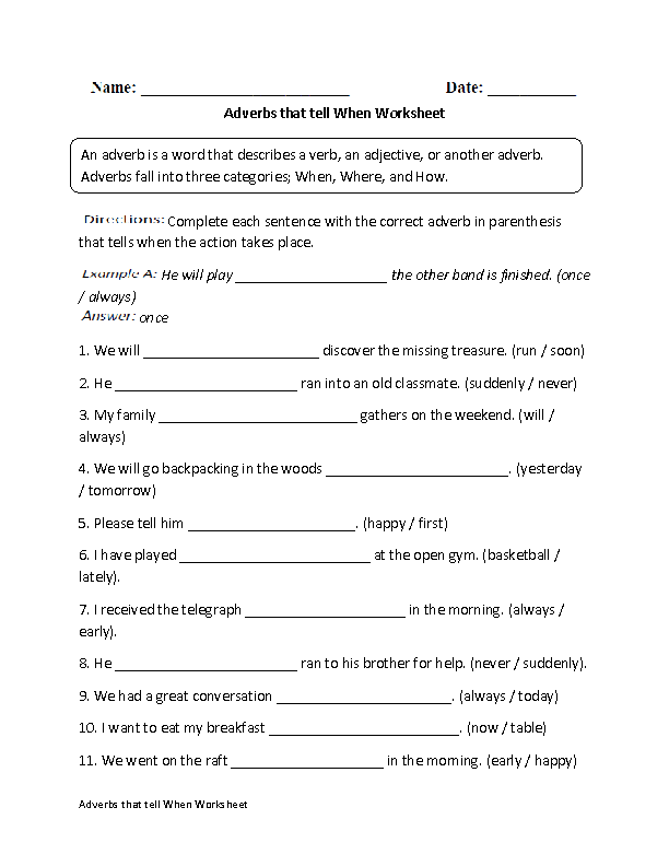 Narrative Writing Prompts Worksheets