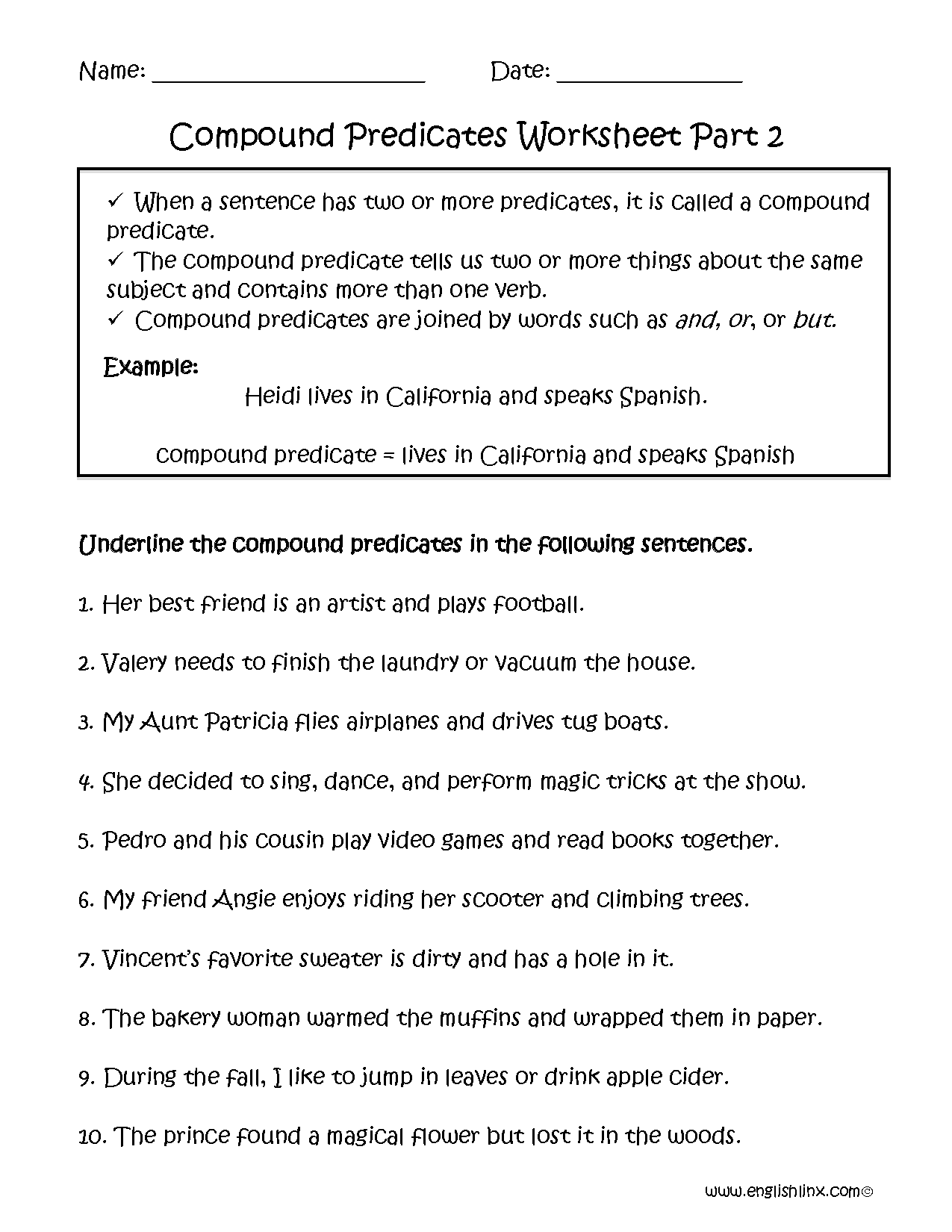 Compound Predicates 2 