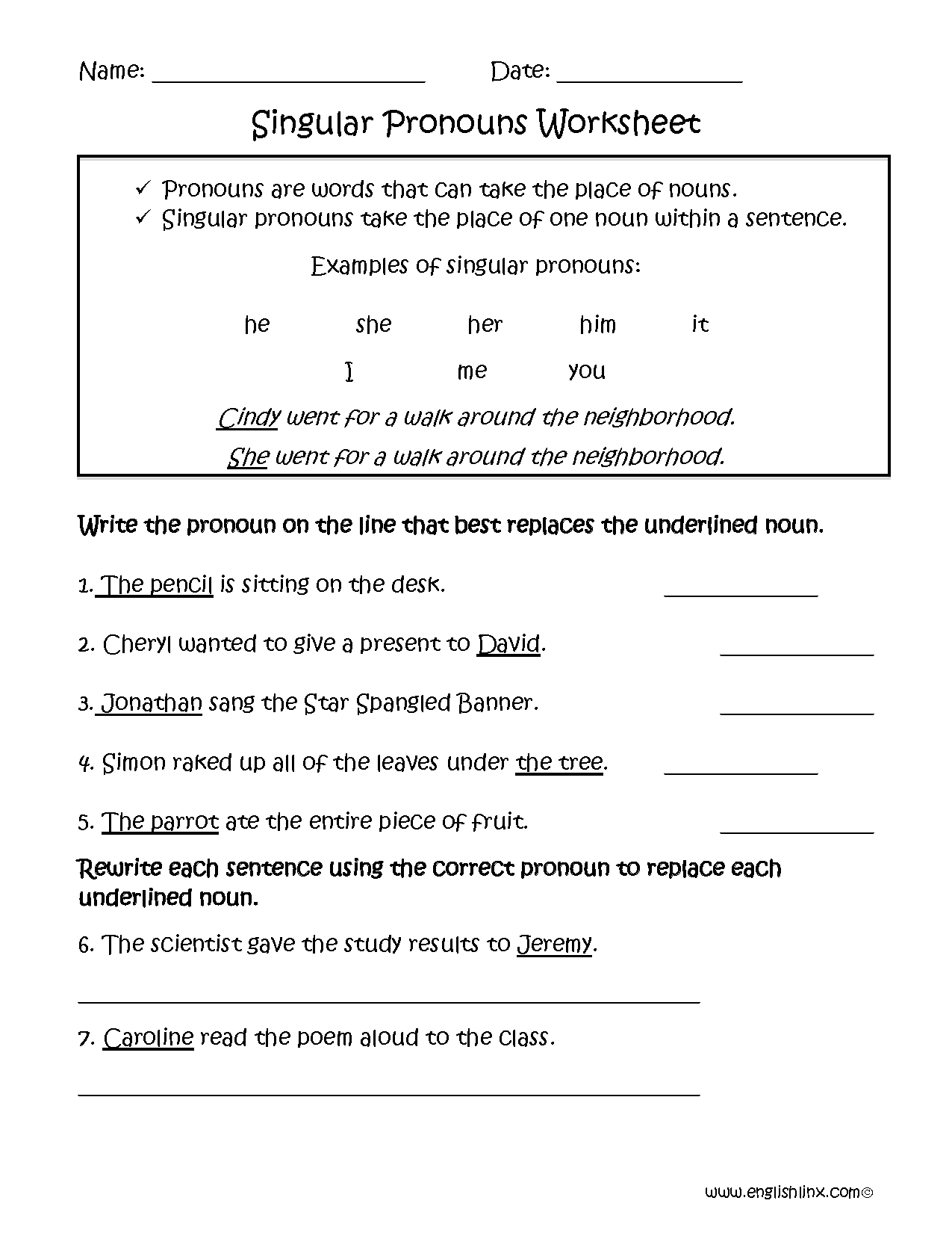 pronoun-antecedent-agreement-worksheet