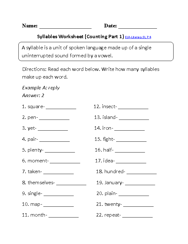 7th Grade Common Core Speaking And Listening Worksheets