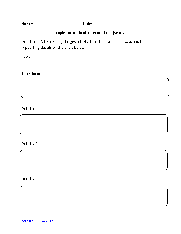 printable worksheets for sixth graders