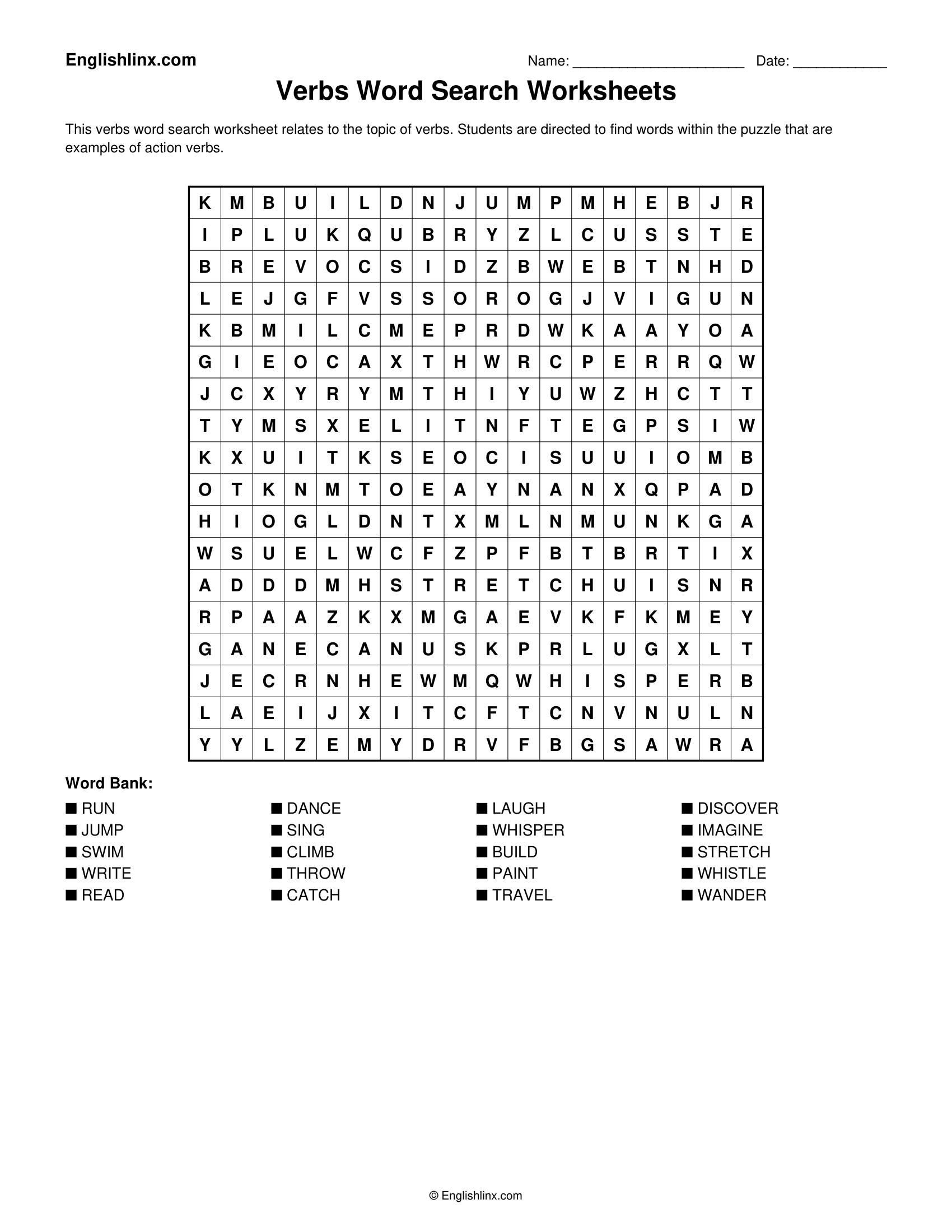 Valentine's Day Word Search Worksheets