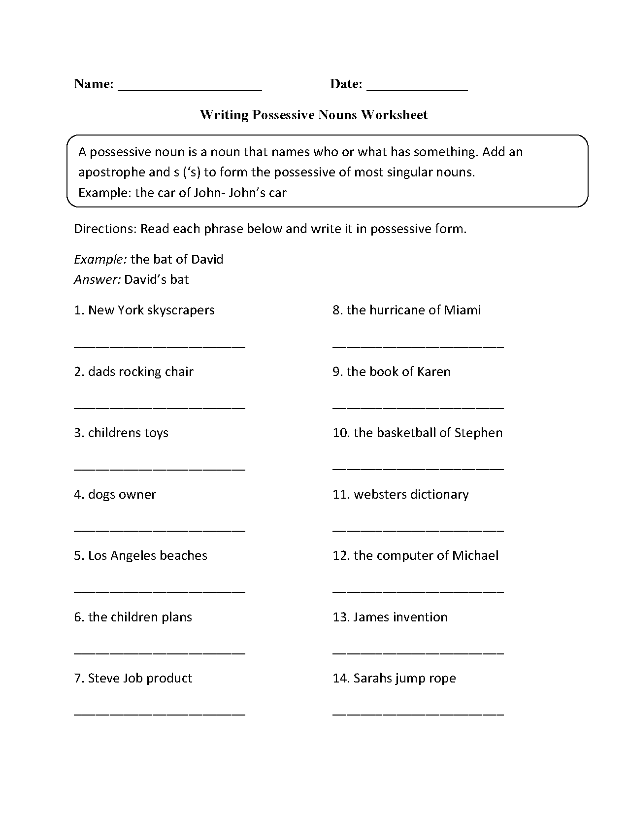 second-grade-possessive-nouns-worksheets