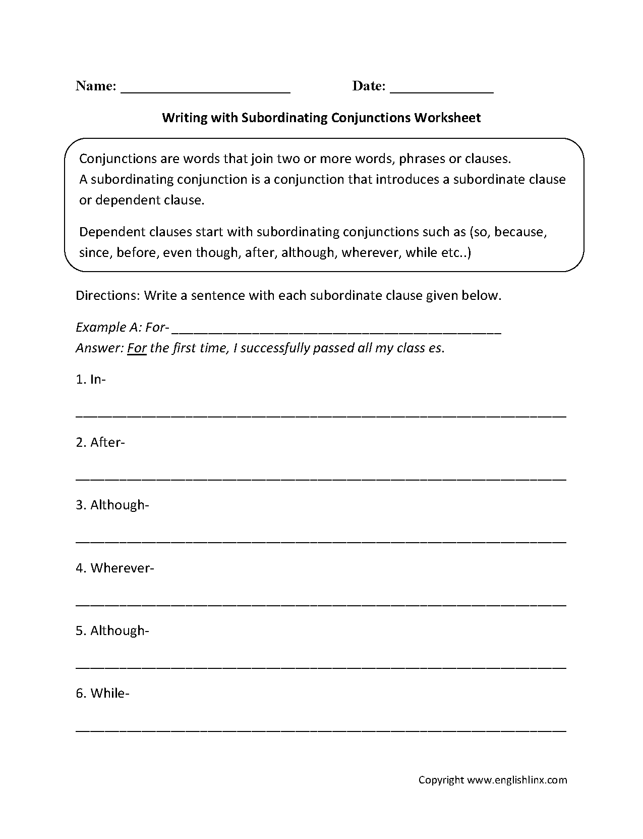 englishlinx-conjunctions-worksheets